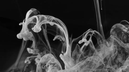 水墨泼墨 抽象艺术 流体 五彩斑斓