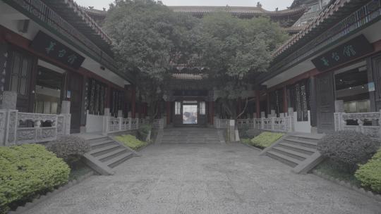 贵州茅台镇中国酒文化铖博物馆复古建筑景观视频素材模板下载