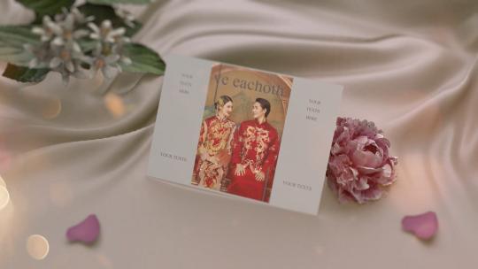 婚礼、情人节大屏幕介绍新娘新郎AE视频素材教程下载