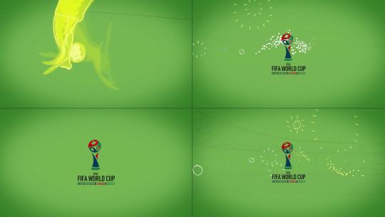 手绘样式的足球世界杯片头动画高清AE视频素材下载