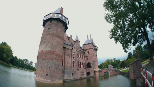 德哈尔城堡 古堡 荷兰古堡   荷兰视频素材模板下载