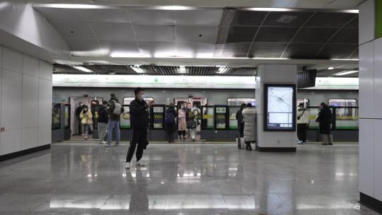 重庆地铁场景视频素材模板下载