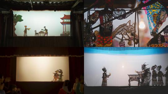 【合集】皮影戏表演中国传统文化非遗