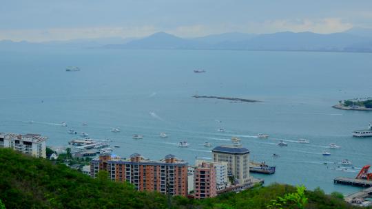 海南三亚海景风光 游艇