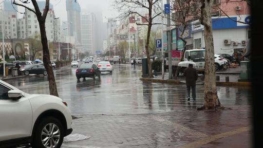 雨天街景 毛毛雨