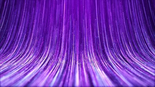 唯美梦幻优雅紫色粒子光线条纹婚礼背景视频视频素材模板下载
