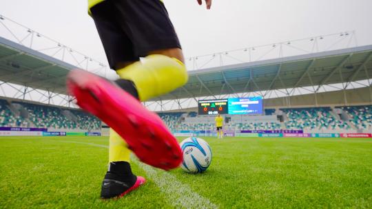 少年足球 足球比赛 足球运动高清在线视频素材下载