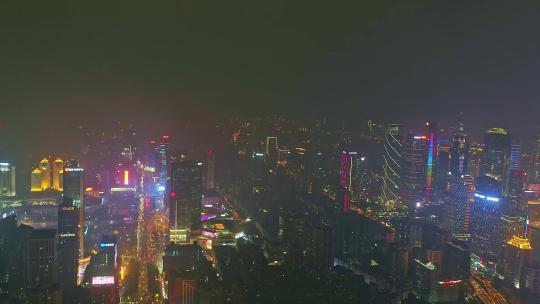 广州CBD夜景航拍