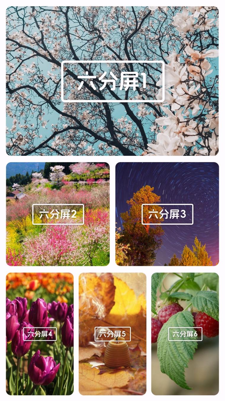 竖版丝滑分屏多屏图文