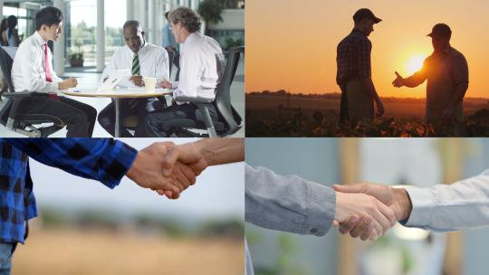 【合集】商务合作握手谈判