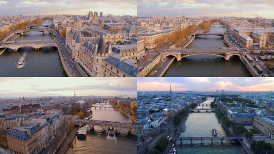 【合集】巴黎旅游建筑塞纳河