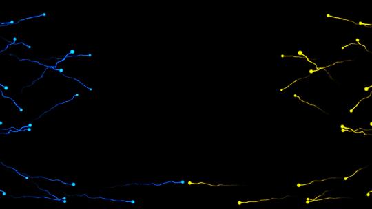 4k抽象粒子光线背景AE模板
