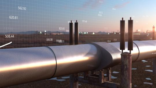 天然气石油管道成长视频素材模板下载