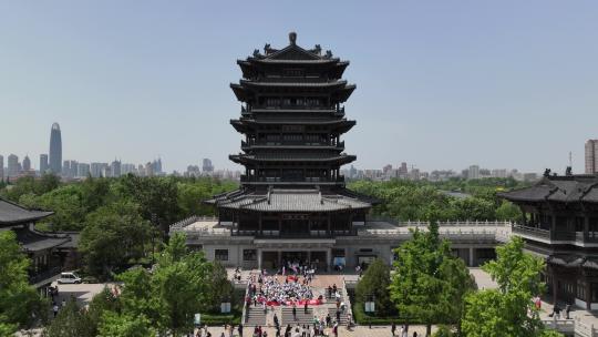 济南超燃楼航拍