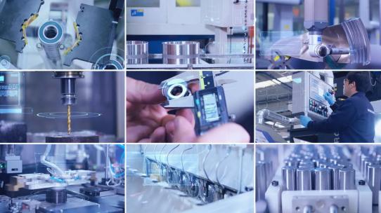 工业4.0智能自动化生产研发数字化工厂高清在线视频素材下载