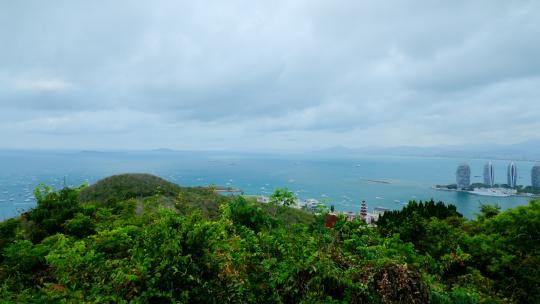 海南三亚海景风光 鹿回头 凤凰岛