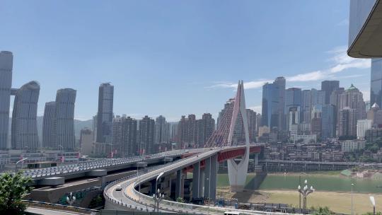 4K  重庆城市建筑景观天际线