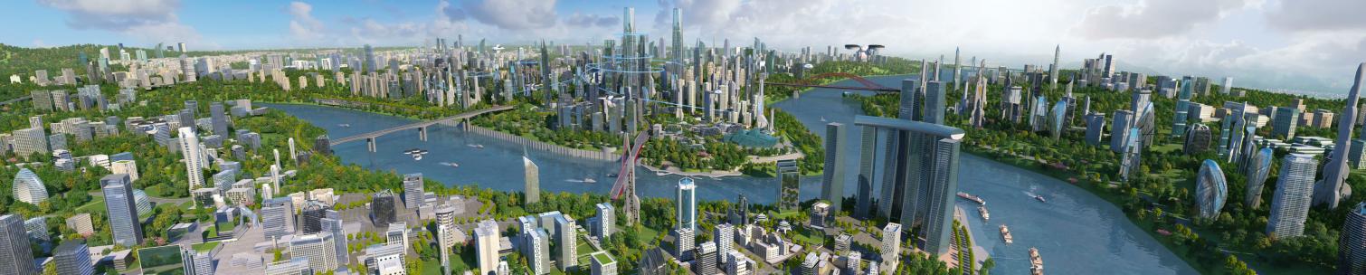 未来城市发展与繁华01