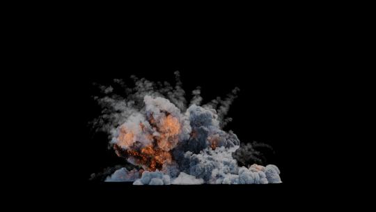 4k巨大的大型爆炸烟尘火光光效-alpha (16)