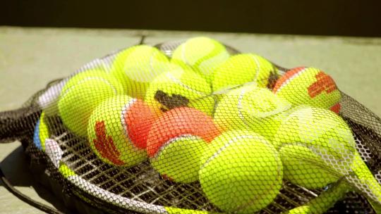 网球运动 网球 打网球 网球特写视频素材模板下载