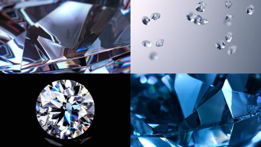 【合集】闪耀钻石珠宝收藏矿石设计