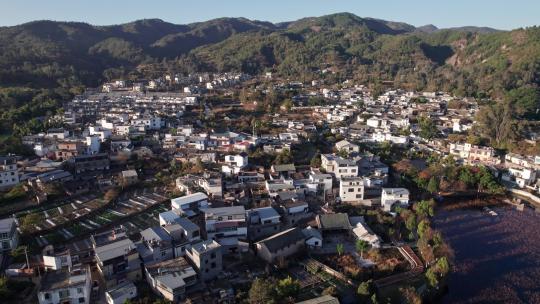 航拍云南建水团山民居