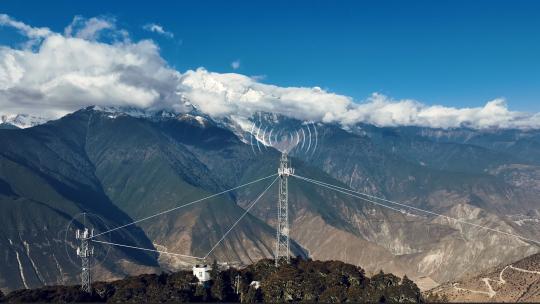 5G网络信号基站物联网IOT中国移动联通电信视频素材模板下载