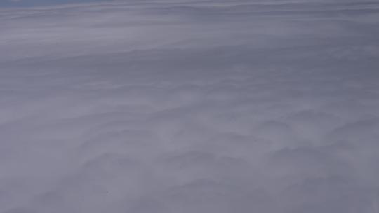 万米高空蓝天白云视频素材模板下载