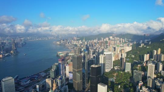香港太平山航拍