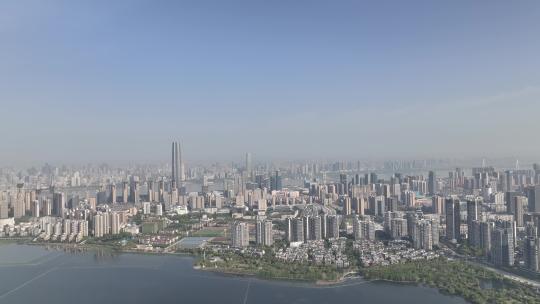 武汉沙湖航拍空镜视频素材模板下载