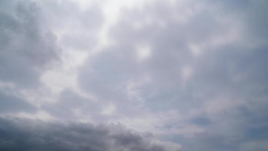 阴天乌云延时天空天气变化气象灰色天空阴云视频素材模板下载