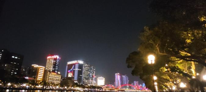 珠江夜景视频素材模板下载