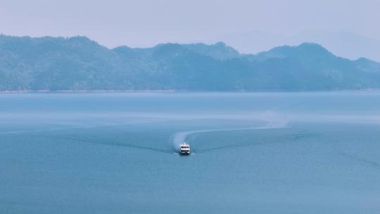 4k航拍浙江杭州千岛湖