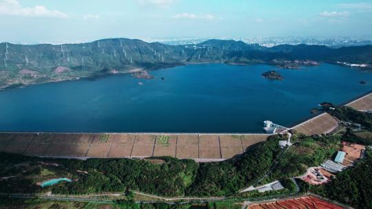 4K航拍深圳光明小镇欢乐田园