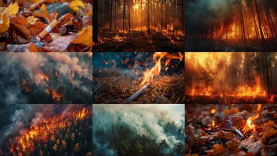森林火灾 自然灾害 森林消防  山火高清在线视频素材下载