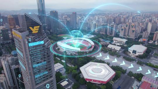 广州科技城市AE视频素材教程下载