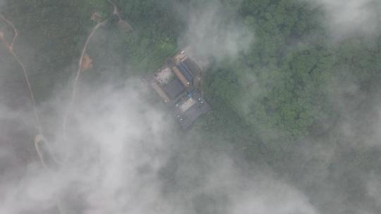 航拍惠州罗浮山延庆寺