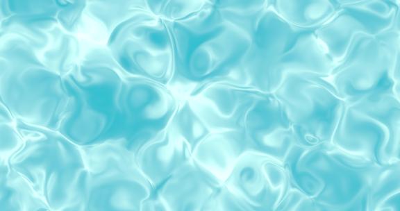 蓝色水面涟漪丝绸纹路丝滑