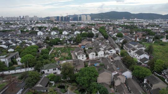 航拍江苏苏州盘门景区4A景区