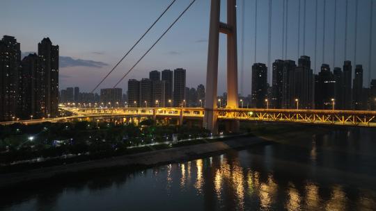 杨泗港长江大桥视频素材模板下载