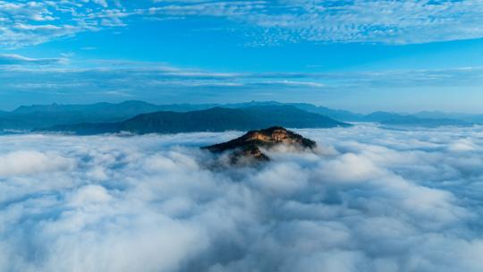 【4K】武夷山三仰峰航拍云雾延时