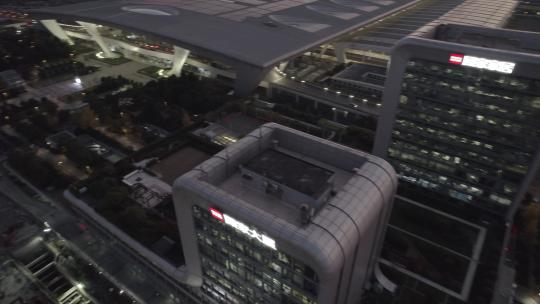 航拍杭州顾家大厦 Dlog未调色