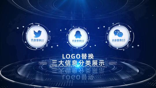 蓝色科技3大图文标志分类