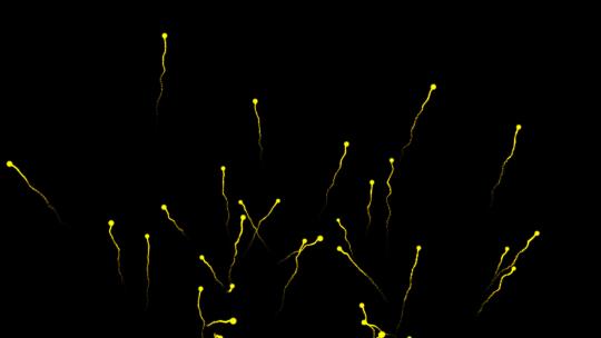 4k抽象粒子光线背景AE模板