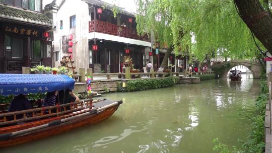 4k 乌镇江南水乡风光风景