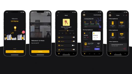 phone13高端简洁UI界面展示AE模板