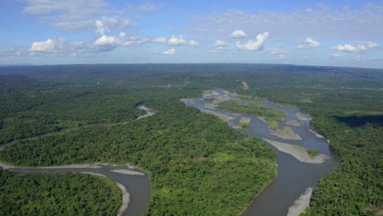 南美洲厄瓜多尔帕斯塔萨河视频素材模板下载