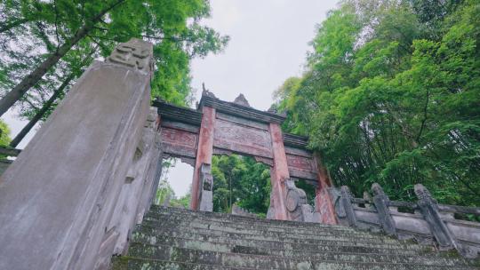 寺庙古建筑空镜