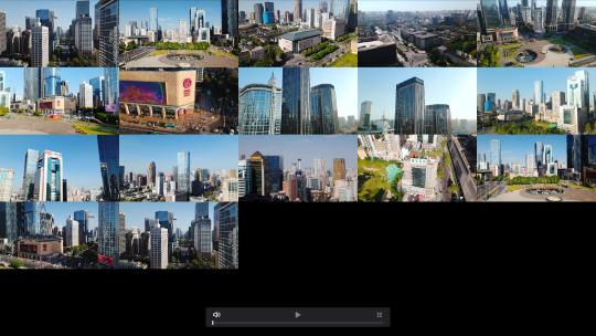 成都天府广场周边建筑合集（17组）高清在线视频素材下载