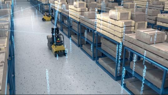 全息转场物流运输工厂现代化转场智慧产业园